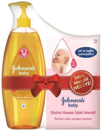 Johnsons Baby Şampuan Islak Mendil li